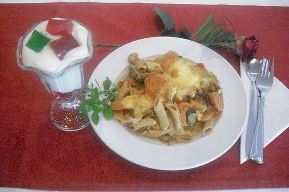 Vegetarischer Gemüseauflauf