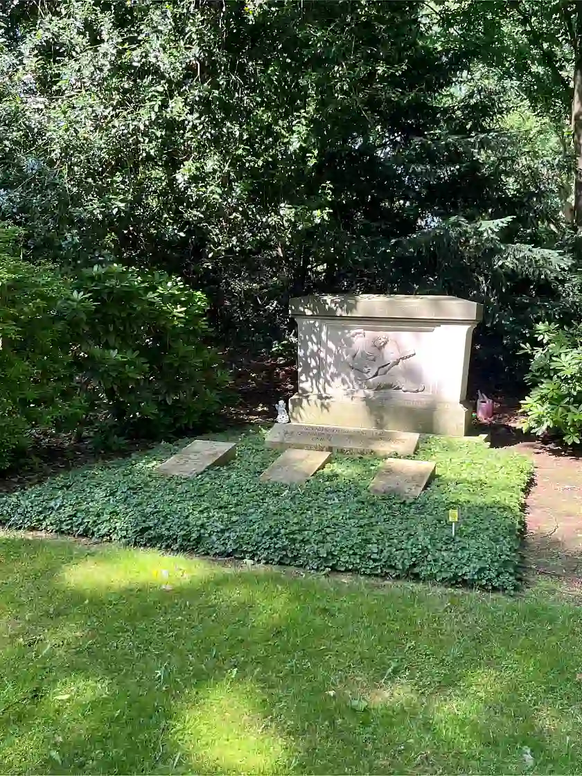 Auf dem Bild wird die Gemeinde Grabst&auml;tte der evangelische Melanchthon Gemeinde Osterholz gezeigt.
